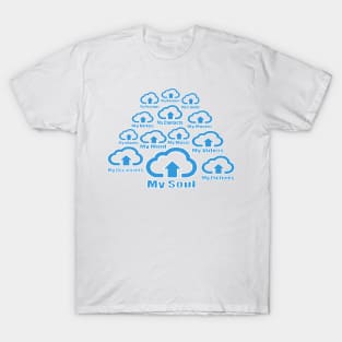 Digital Heaven Clouds T-Shirt